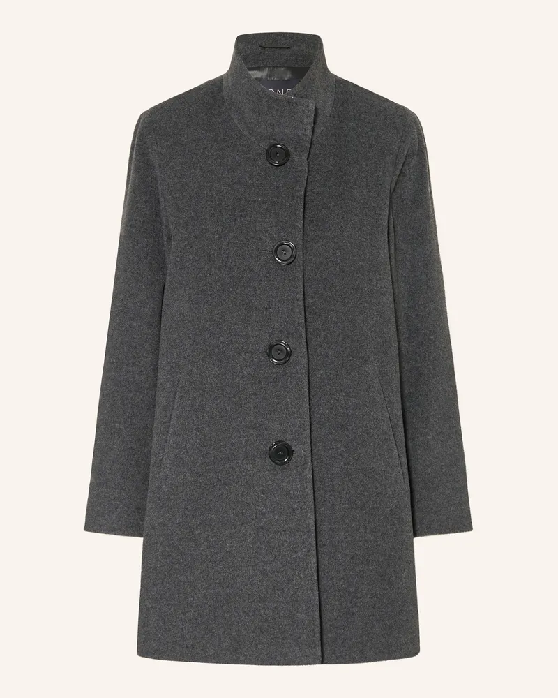 Cinzia Rocca Wollmantel grau Dunkelgrau