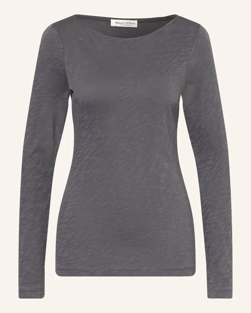 Marc O'Polo Longsleeve blau Dunkelgrau