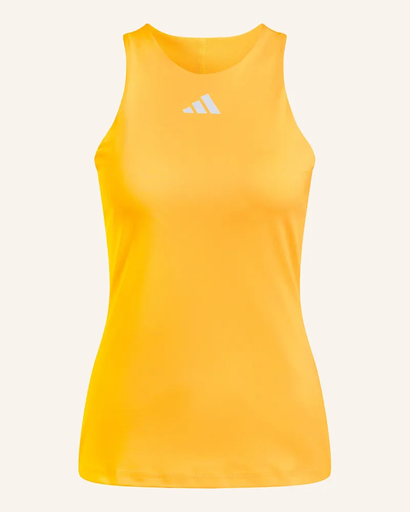 adidas Tanktop TENNIS Y-TANK Dunkelgelb