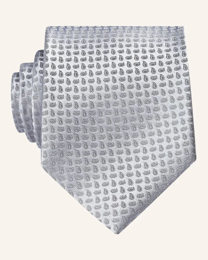 paul Krawatte grau Silber