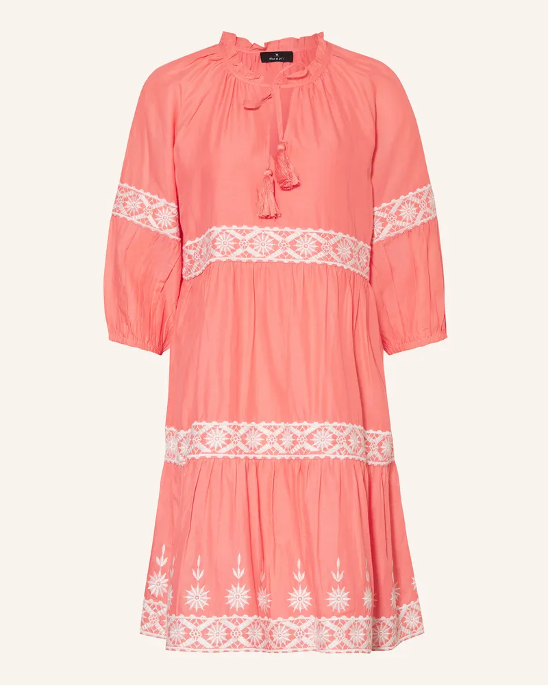 monari Kleid mit Spitze Lachs