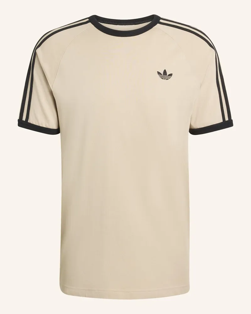 adidas T-Shirt, 3-Streifen beige Beige