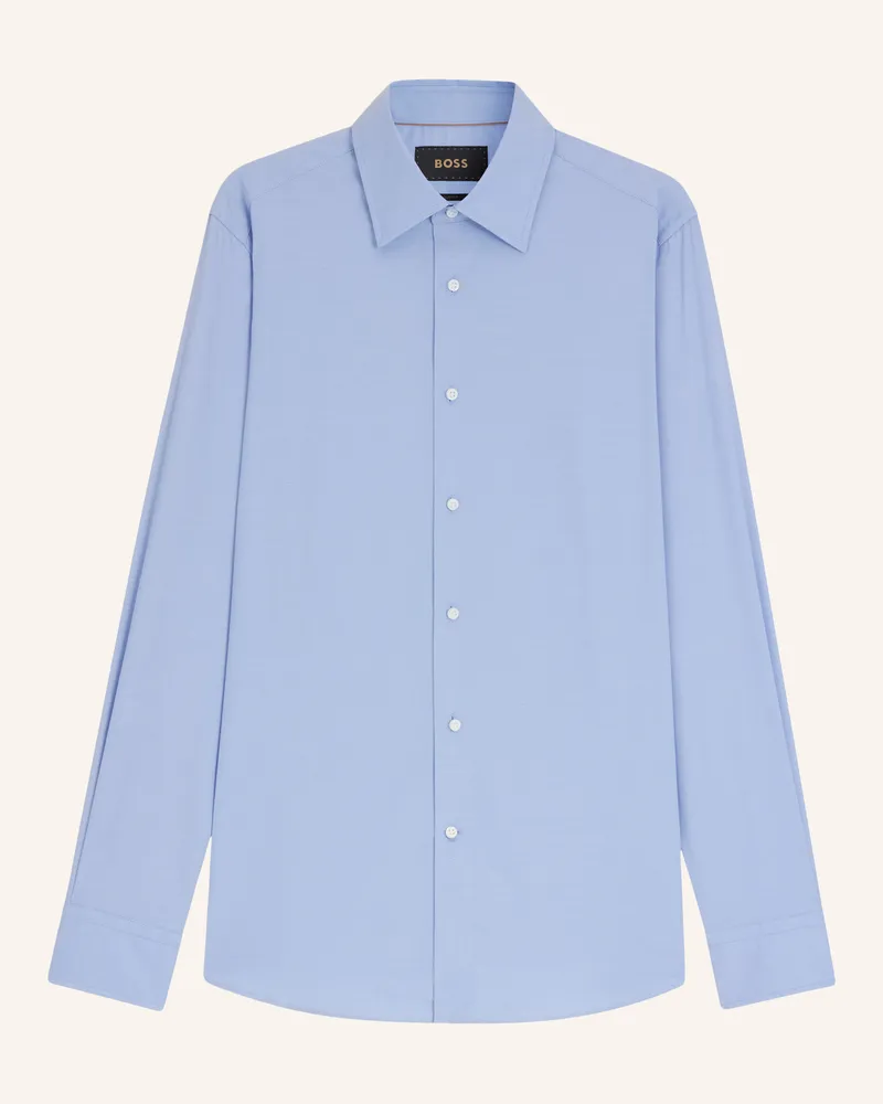 HUGO BOSS Business Hemd L-Hays-Kent-c1-243 Slim Fit blau Hellblau