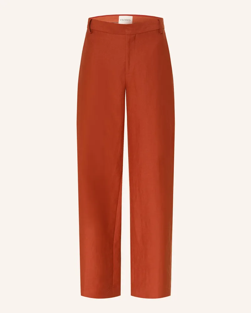 Closed Hose Jurdy Mit Leinen rot Rot