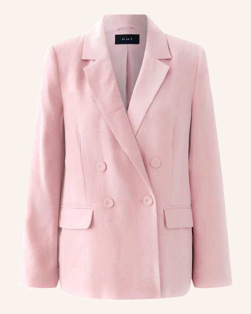 Oui  Blazer rosa Rosé