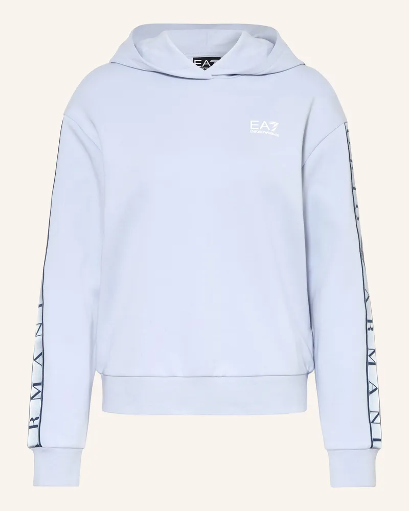 EA7 Hoodie blau Hellblau