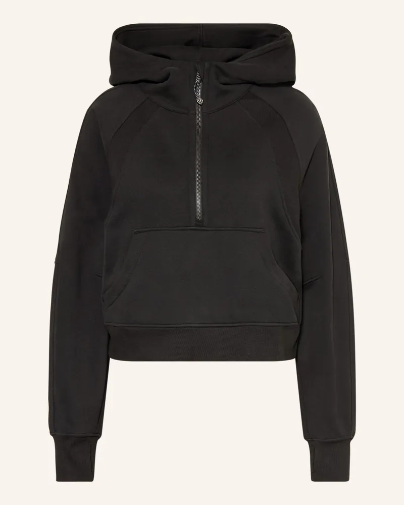 LULULEMON Hoodie Scuba Oversized Half Zip schwarz Schwarz