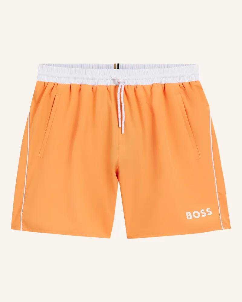 HUGO BOSS Badeshorts Starfish orange Orange