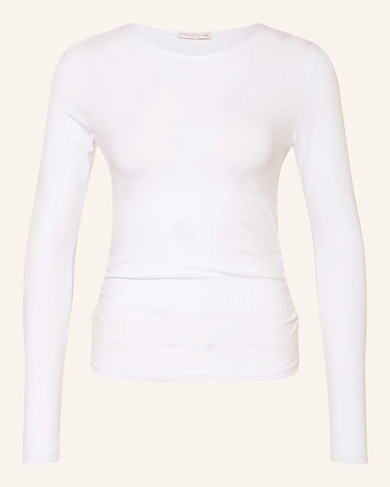 Mandala Funktionsshirt RUFFLED Weiss