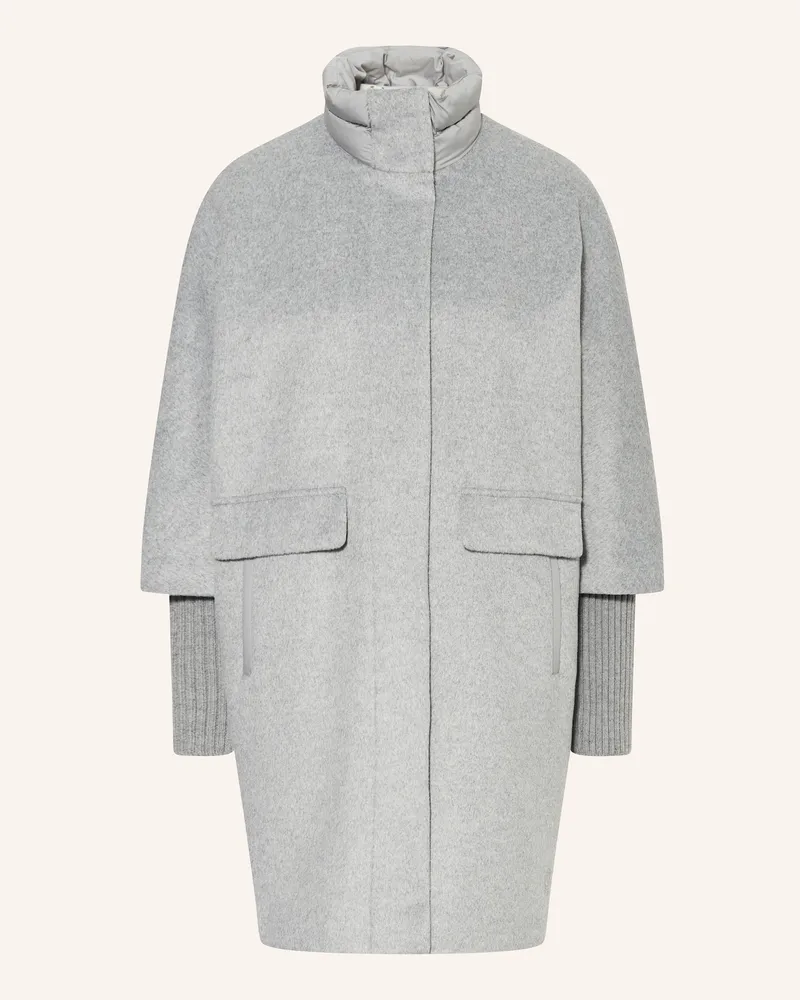 COMMA Mantel Hellgrau