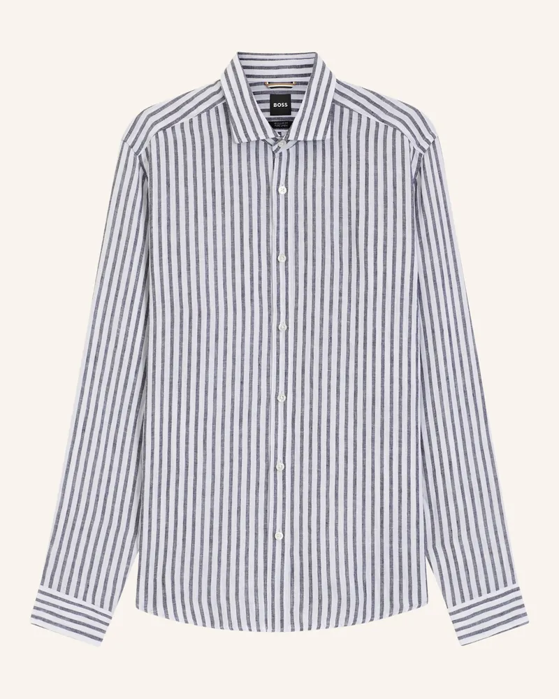 HUGO BOSS Casual Hemd C-Liam-Sp-262 Regular Fit blau Dunkelblau