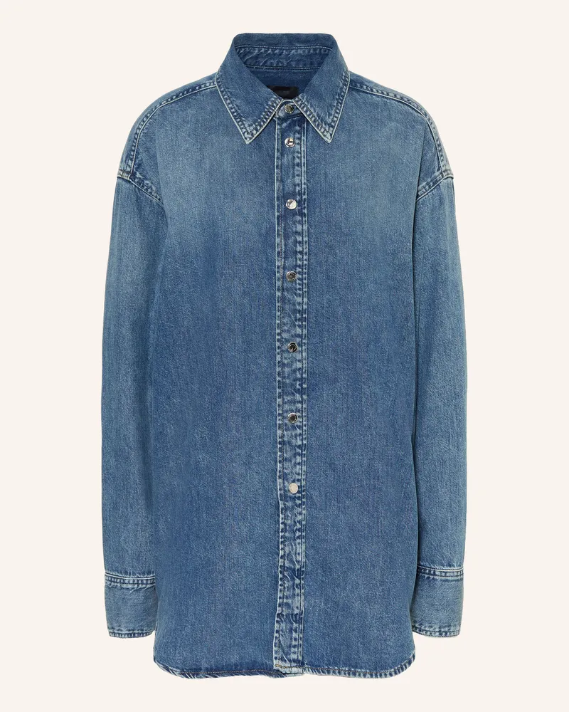 Haikure Oversized-Jeansbluse Victoria blau Blau