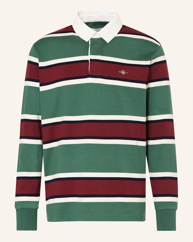 Gant Strick-Poloshirt Grün
