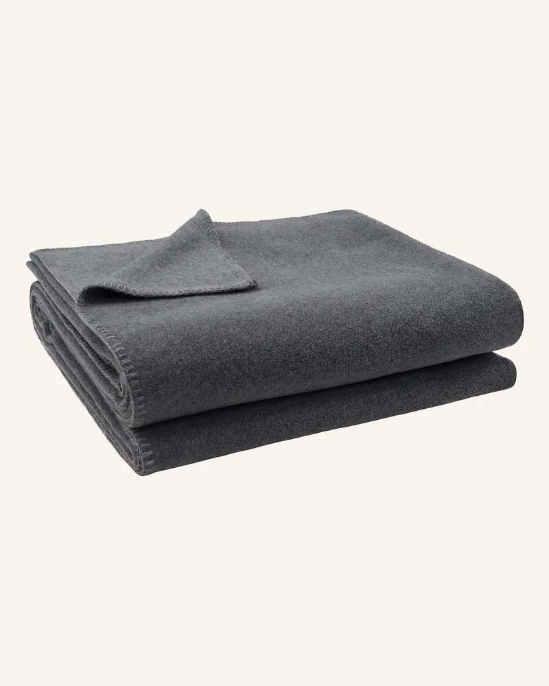 Zoeppritz Plaid Soft-Fleece grau Grau