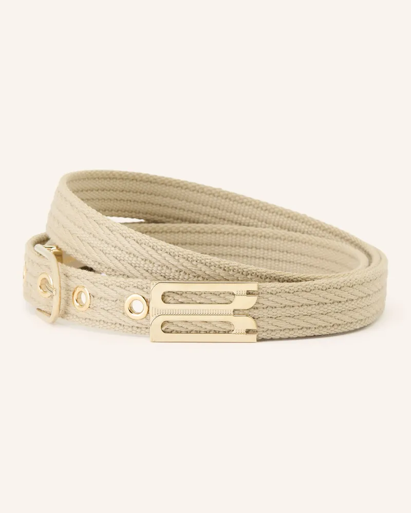 Victoria Beckham Gürtel Dorian beige Beige