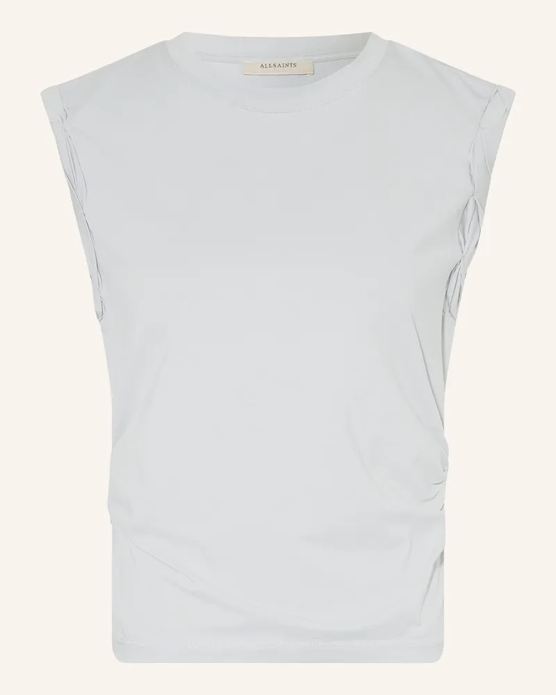 AllSaints Top WEST Hellgrau