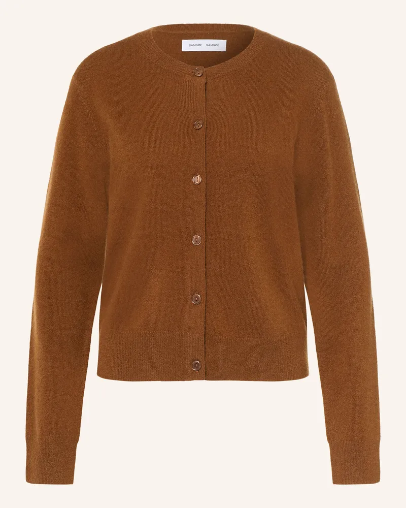 Samsøe & Samsøe Strickjacke Saboston Aus Cashmere braun Braun