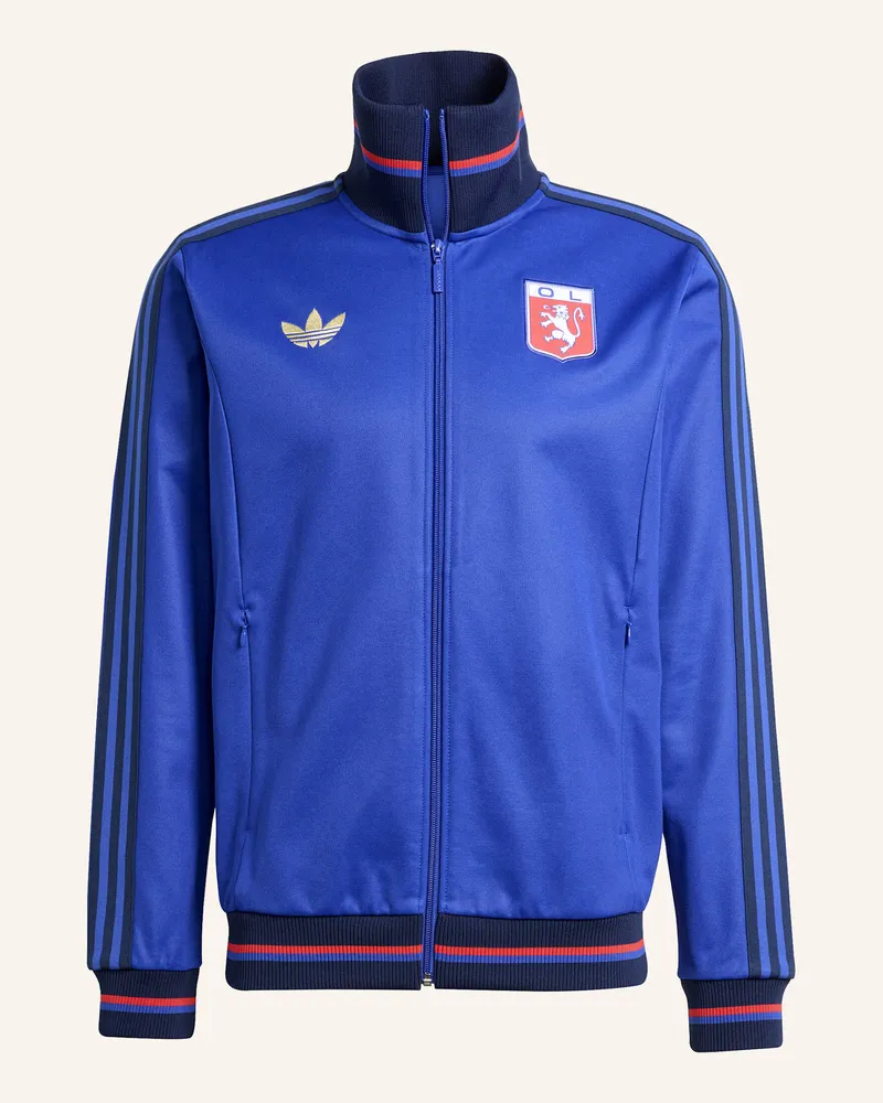 adidas OLYMPIQUE LYON ANNIVERSARY ORIGINALS JACKE Blau