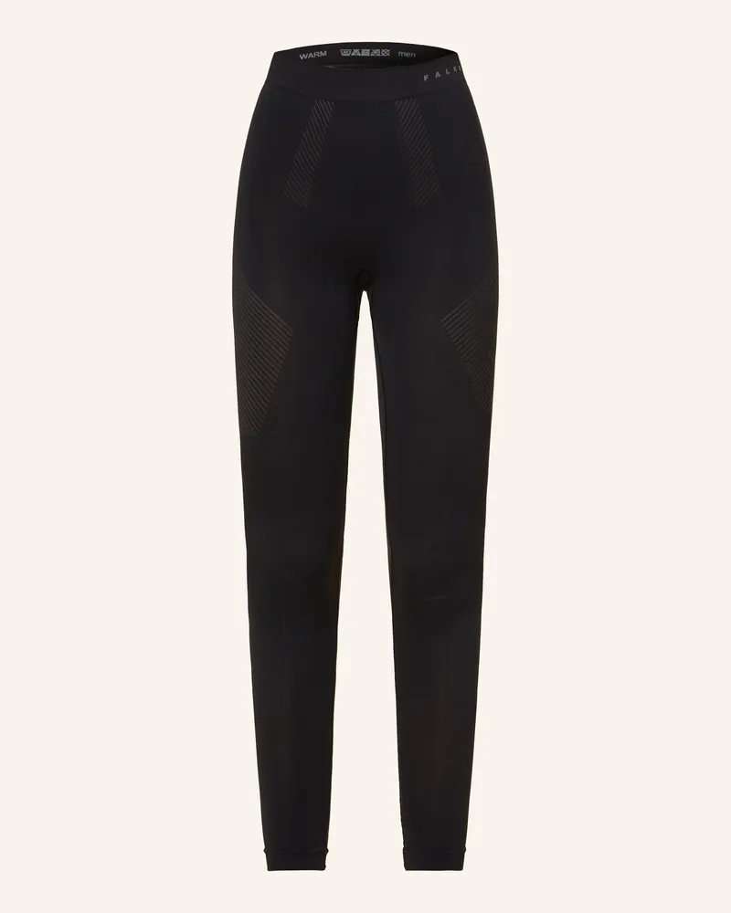 Falke Funktionswäsche-Hose Warm schwarz Schwarz