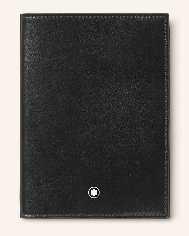 Montblanc Reisepass-Etui Meisterstück schwarz Schwarz
