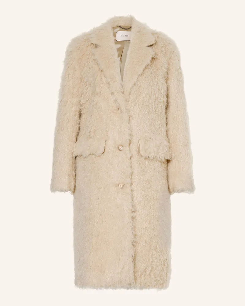 Dorothee Schumacher Kunstfell-Mantel Fluffy Moment weiss Beige