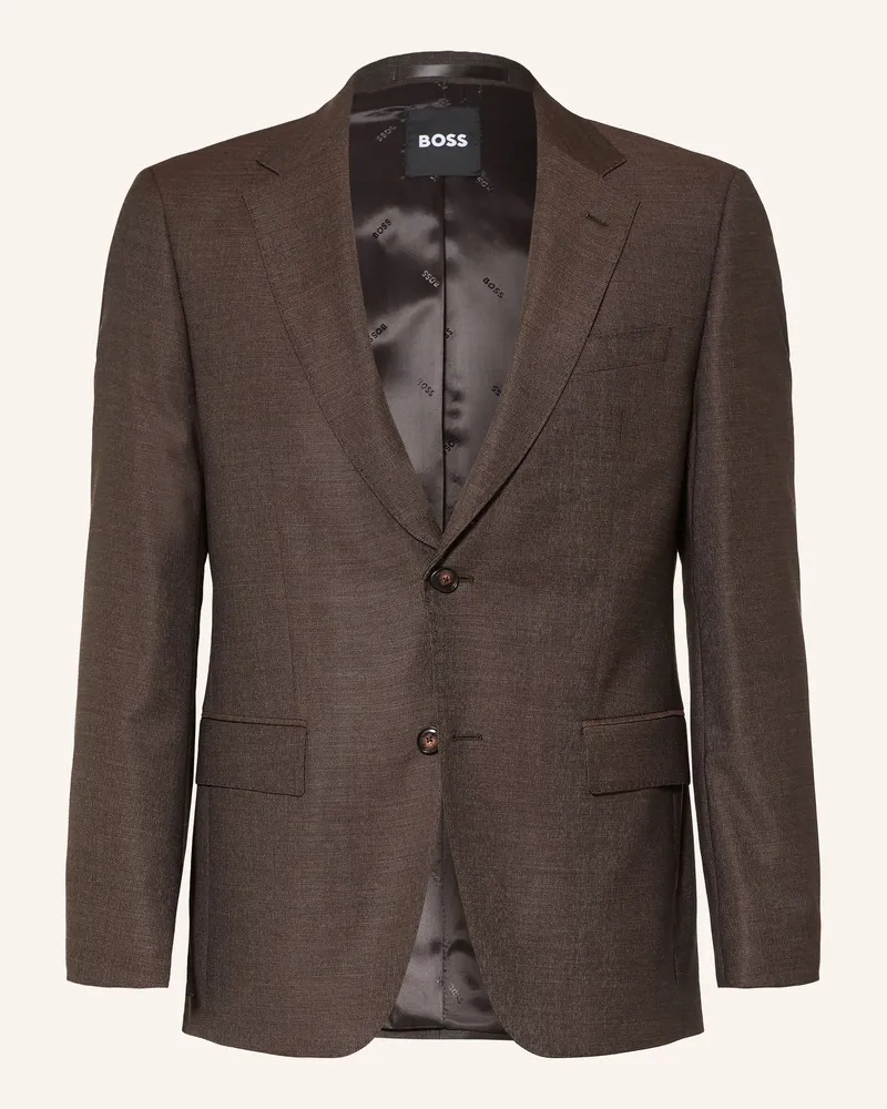 HUGO BOSS Anzugsakko Huge Slim Fit braun 212