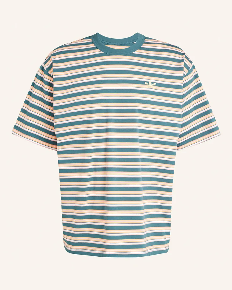adidas T-Shirt STRIPE Grün
