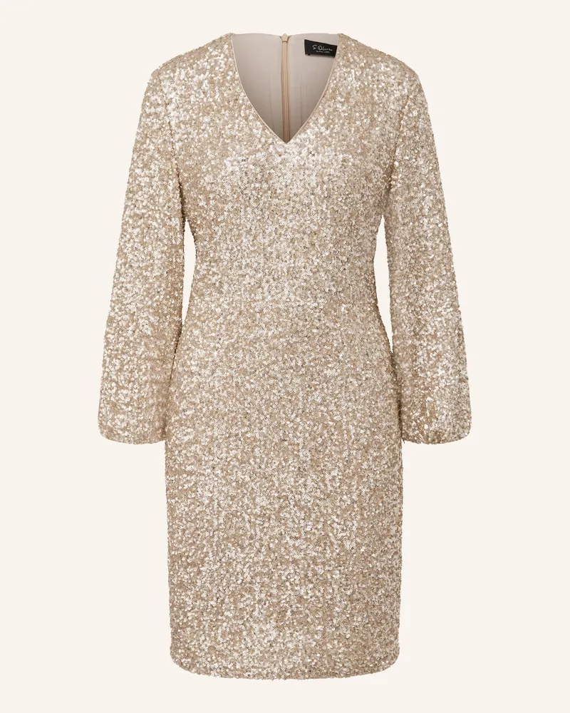 S.Oliver Cocktailkleid Gold