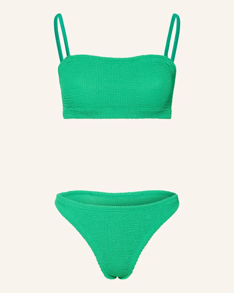 Hunza G Bustier-Bikini gruen Grün