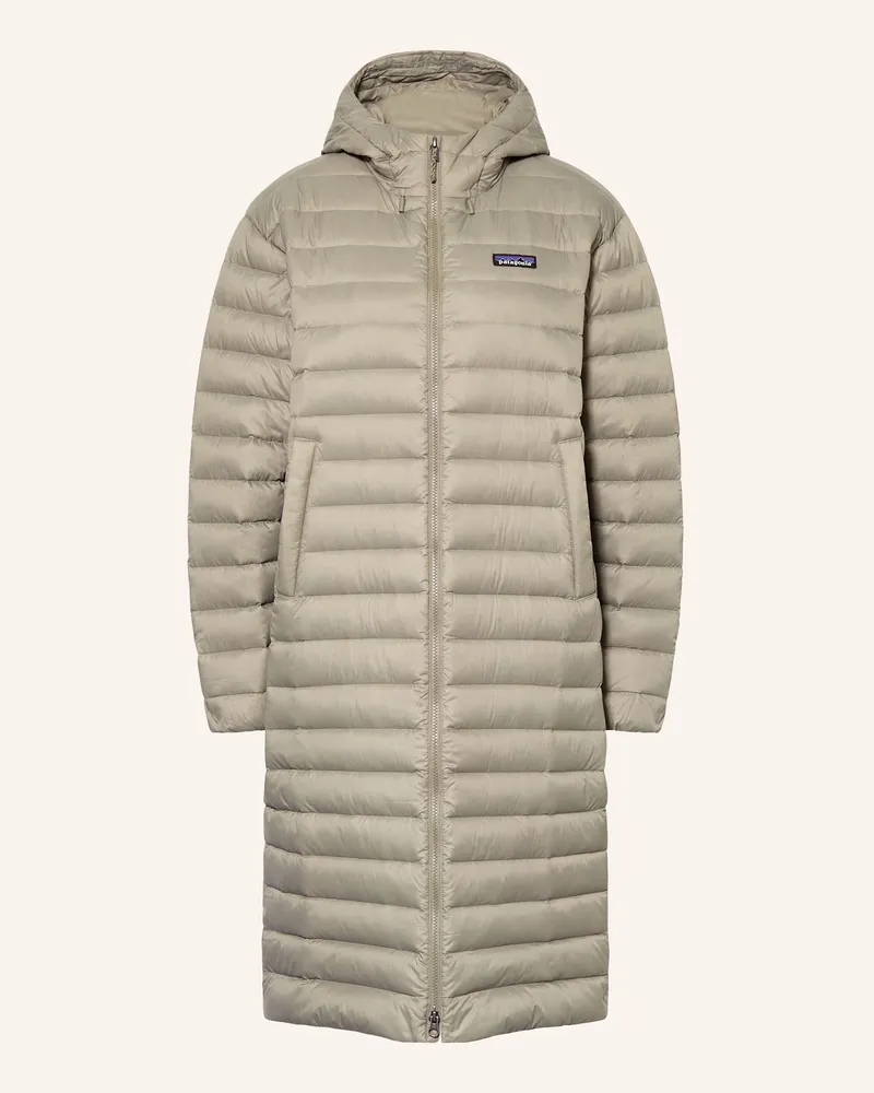 Patagonia Daunenmantel RECYCLED DOWN SWEATER Hellgrün