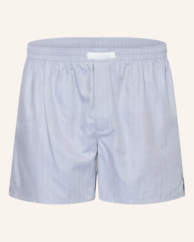 Falke Web-Boxershorts Daily Woven blau Hellblau