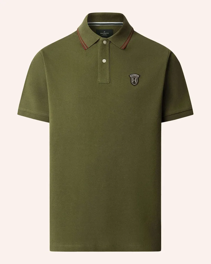 Hackett Poloshirt Heritage Badge Polo gruen Grün
