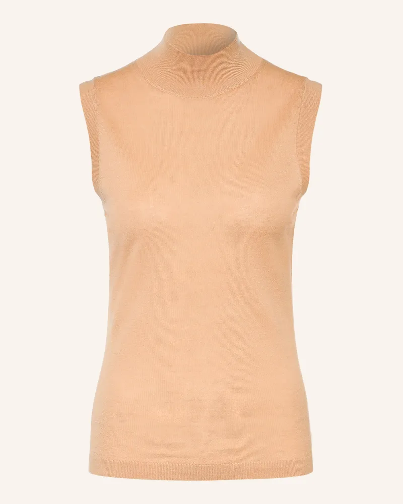 Reiss Stricktop Evelyn Aus Merinowolle braun Camel