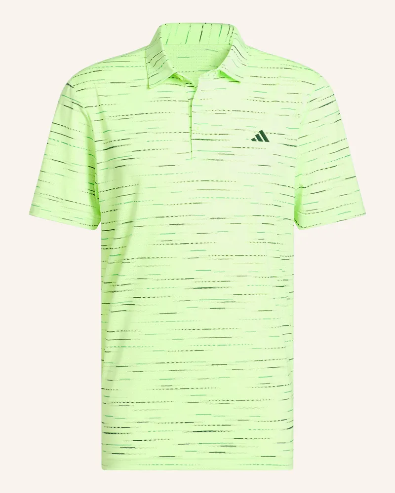 adidas ULTIMATE365 MESH GLIMMER PRINT POLOSHIRT Neongrün