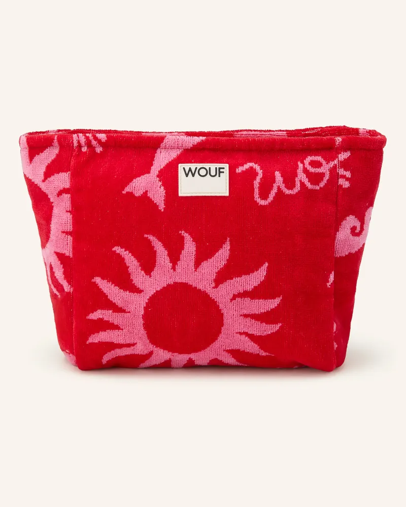 WOUF Kosmetiktasche TULUM Rot