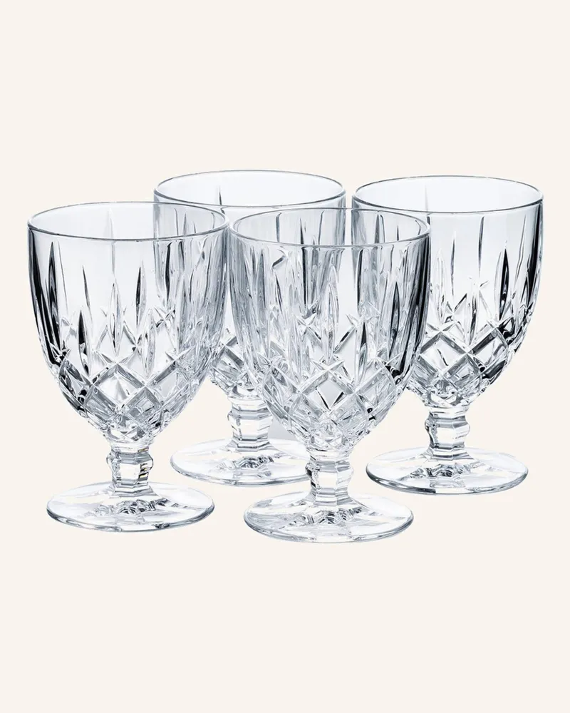 Nachtmann 4er-Set Weingläser Noblesse Kelchglas Gross transparent Transparent