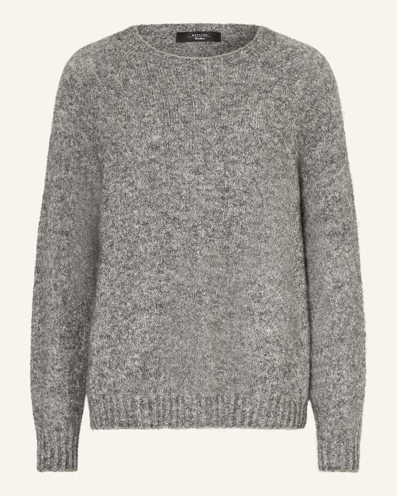 Max Mara Pullover GHIACCI mit Alpaka Grau