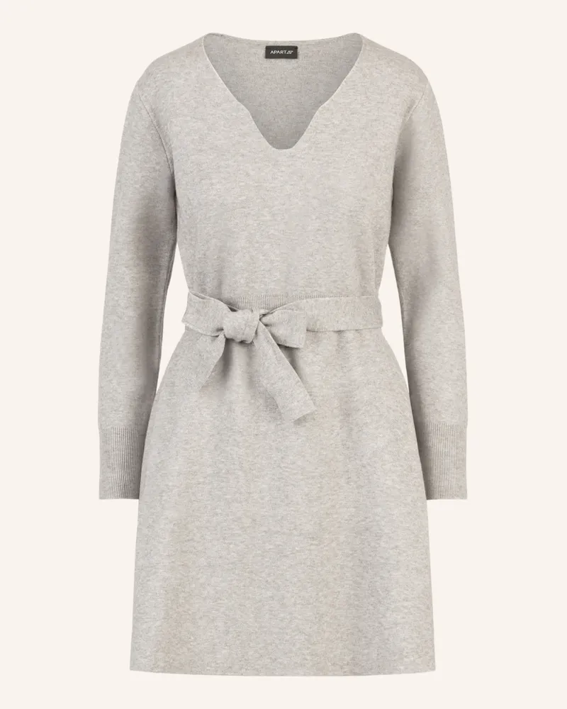 Apart Strickkleid Grau