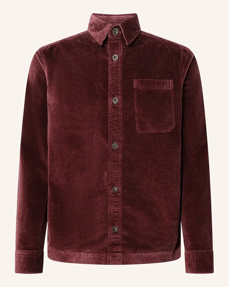 JOOP! Cord-Overshirt Harvi rot Dunkelrot