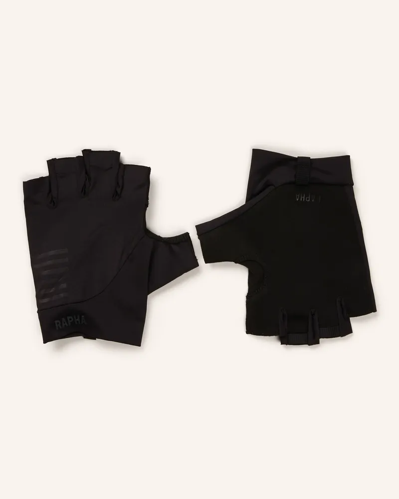 Rapha Fahrradhandschuhe Pro Team schwarz Schwarz