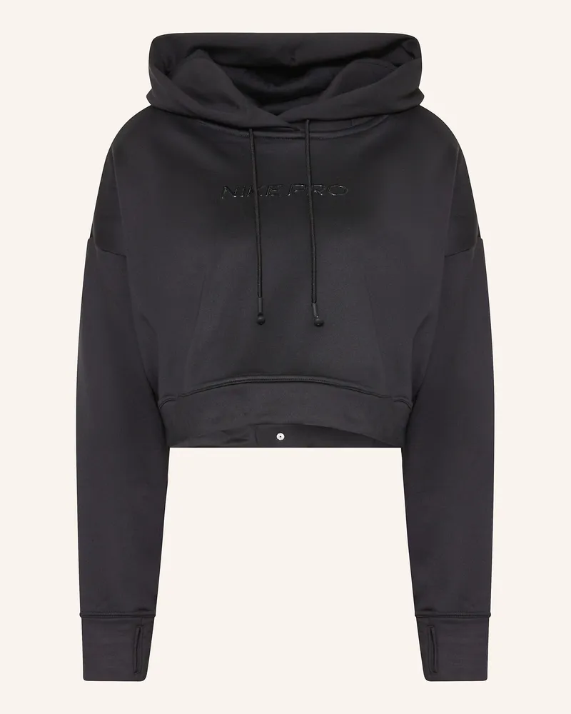 Nike Cropped-Hoodie Schwarz