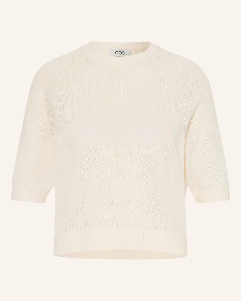 COS Strickshirt Aus Leinen weiss Creme
