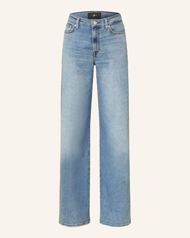 7 for all mankind Wide Leg Jeans Lotta blau 1zp