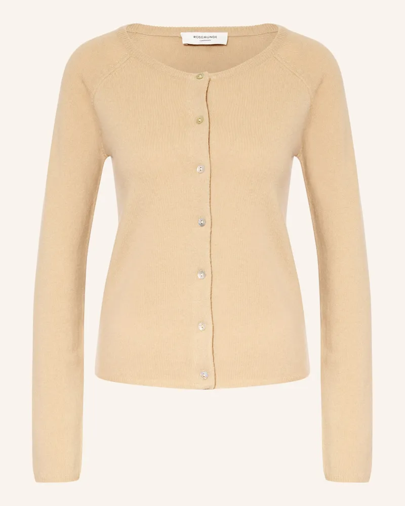 Rosemunde Strickjacke Laica Mit Cashmere braun Camel