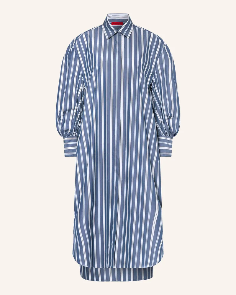 MAX&Co. Hemdblusenkleid Party blau Dunkelblau