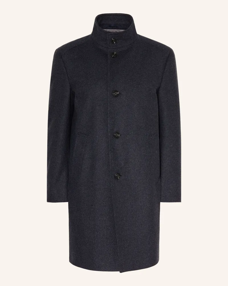 JOOP! Wollmantel Maron blau Dunkelblau