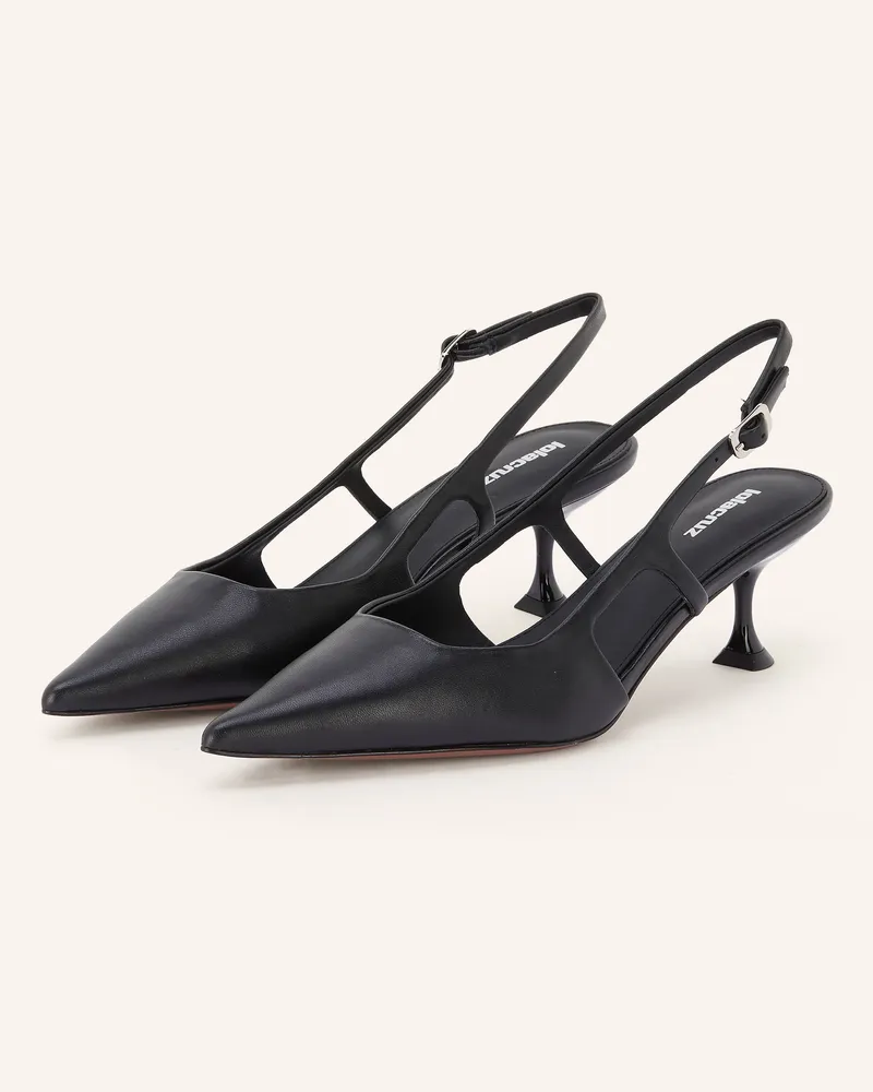 Lola Cruz Slingpumps Rhina schwarz Schwarz