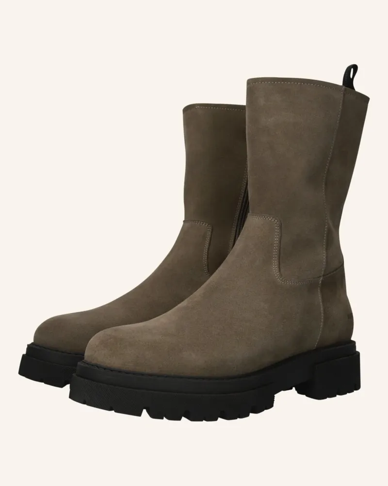Blackstone Schnürboots Dunkelbraun