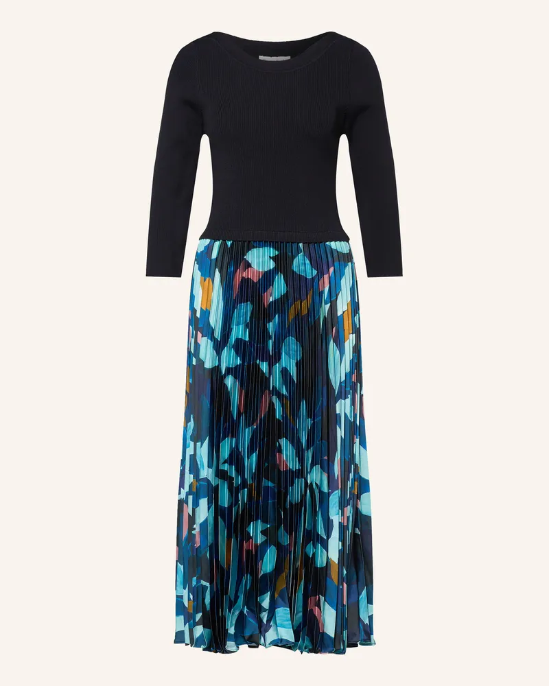 Phase Eight Kleid Riley Im Materialmix Mit 3/4-Arm schwarz Schwarz