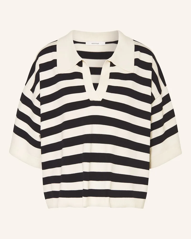 Gestuz Pullover Gzalli Mit 3/4-Arm weiss Schwarz